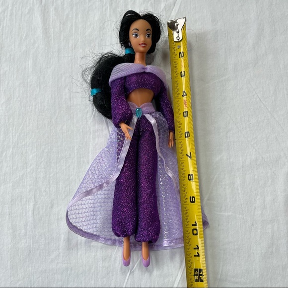 Disney Princess Jasmine from Aladdin Wearing Purple Outfit with Slippers - Picture 9 of 9